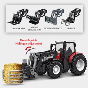 HW yüksek kaliteli 6 kanal 2.4G uzaktan kumanda 1:24 rc iş makinesi model çiftlik kamyonu uzaktan buldozer çocuklar için - Product Image 5