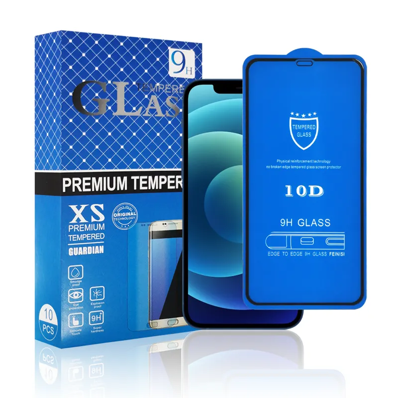touch screen glass film 5D 6D 9D 10D 21D for iphone 12 pro max temper glass screen protector