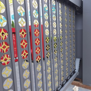 Tùy Chỉnh Nhiệm Vụ Nặng Nề Hàng Rào Cổng Trackless Cơ Giới Công Nghiệp Thép Không Gỉ Hàng Rào Trong Không Khí Cổng Có Thể Thu Vào Cổng - Product Image 5