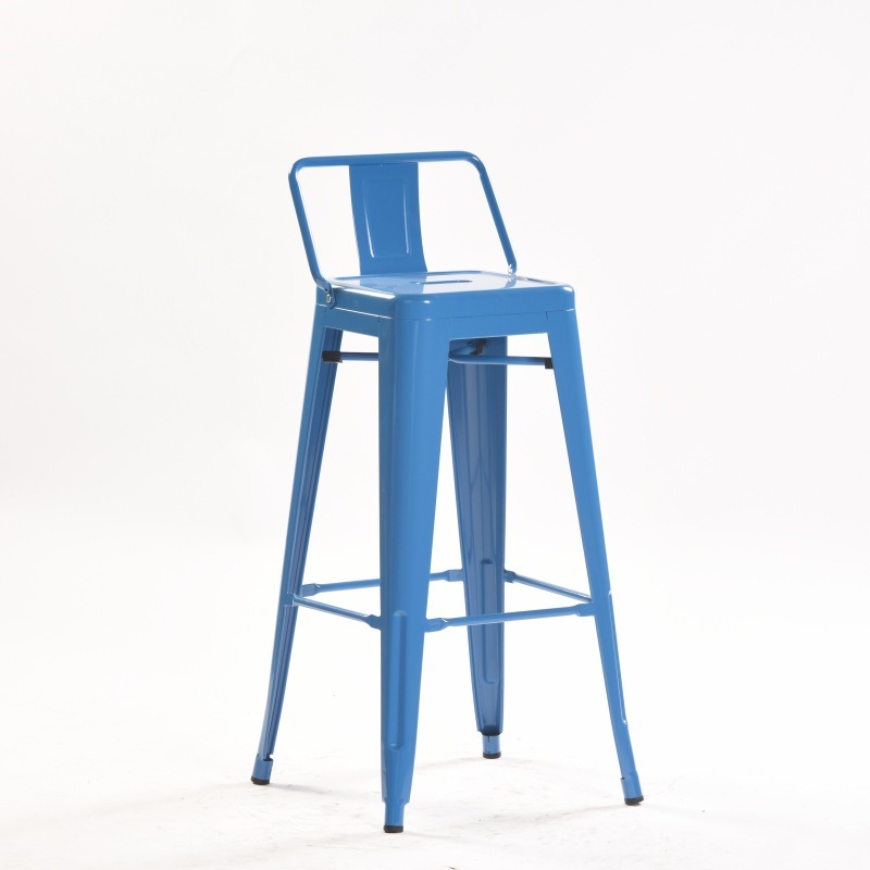 Bleu foncé clair avec petit dossier