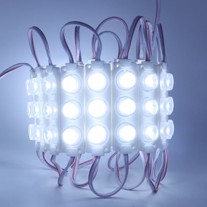 DC 12V 3WLEDモジュール (インジェクションレンズ付き) SMD30303LED/pc広告デザインLED照明モジュール高輝度モジュール - Product Image 1