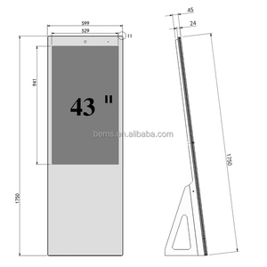 43 pulgadas OEM precio de fábrica pantallas LCD todo en un monitor de PC interactivo Android Smart TV pantalla táctil capacitiva espejo mágico - Product Image 4