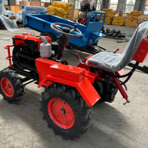 טרקטור 2wd מיני טרקטור 4 גלגל הליכה טרקטור עבור עבודת חקלאות פשוטה כל הליכה-מאחורי הטרקטור ניתן להשתמש - Product Image 2