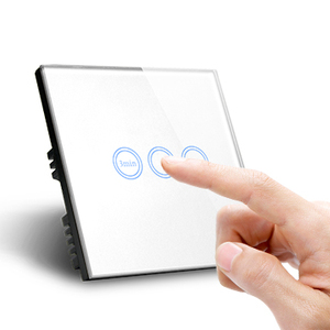 220V Outdoor Auto Delay off <strong>Control</strong> Light <strong>Timer</strong> Switch Touch Sense Glass Panel with Countdown Function