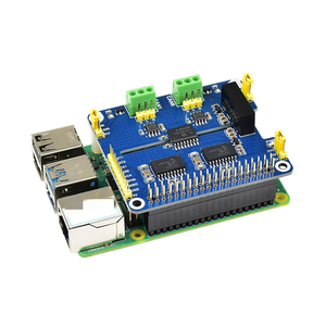 Raspberry PI dual channel isolated <strong>CAN</strong> bus expansion board <strong>CAN</strong> module onboard protection circuit