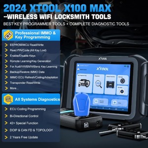 2024 XTOOL X100 MAX programador de llaves immo con KC501 herramienta de diagnóstico de todas las llaves perdidas 42 + reinicio Actualización de programación ECU de xtool PAD3 - Product Image 2