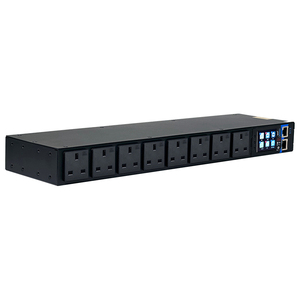 Anh 1U 19 inch 8 cách 230V 13A thông minh PDU <span class=keywords><strong>SNMP</strong></span> IPv6/IPv4 mqtt Hỗ trợ cập nhật firmware OTA IO Temp/độ ẩm/khói - Product Image 3