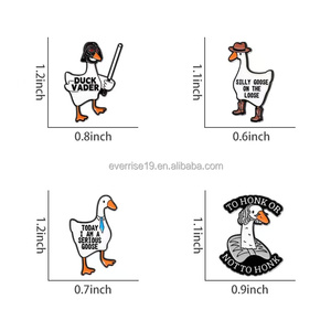 Sáng Tạo Vui Vịt Bảo Vệ An Ninh Trâm Kim Loại Pin <span class=keywords><strong>Baton</strong></span> Tie Cho Giáng Sinh Quốc Gia Ngày Halloween Tốt Nghiệp Đúc Kỹ Thuật - Product Image 5