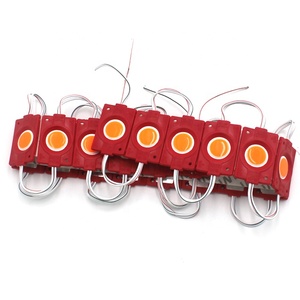 9LED DC 12V 24V 2.4W ความสว่างสูง SMD LED โมดูลกันน้ําด้านข้าง LED COB ไฟโฆษณาวงกลมโมดูล - Product Image 5