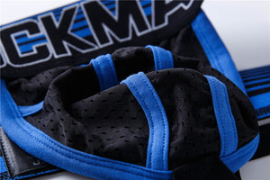 JM Men's Sexy Double T-Back Jockstrap New <strong>Underwear</strong> with Low Waist Hip Lifting Breathable Mesh Knitted Fabric - Product Image 6