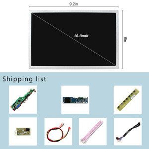 Tablero de controlador de pantalla Lcd universal Tablero de TV Publicidad digital al aire libre Pantalla de alta resolución 1280X800 Pantalla Lcd de 10,1 pulgadas - Product Image 6