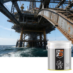 צבע אפוקסי עשיר באבץ עם 70% תכולת אבץ, צבע יסוד נגד קורוזיה לפלדה, סירות ימיות - Product Image 1