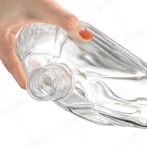 Matte Finish Empty Spirit Wine Bottle Screw Cap 100ml <strong>1L</strong> Vodka Rum Gin Liquor Packaging Screen Printing 50ml 750ml Options - Product Image 2