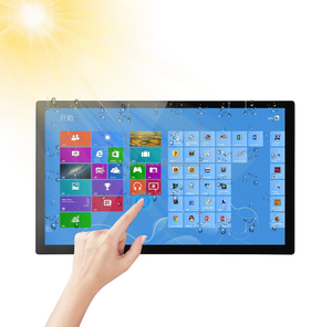 Bestview Industrial 55 polegadas interativo <span class=keywords><strong>LCD</strong></span> Monitor VGA Multi-Touch tela de vidro capacitivo Business Desktop Metal