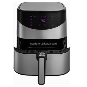 Aifa Household 5.5L Stainless Steel Large Capacity Electrical Automatic Multi Function Smokeless Oil Less Air Fryer