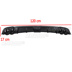 120/128 evrensel araba arka tampon difüzör dudak bagaj Spoiler arka difüzör koruyucu Canard Audi için KIA için BMW için Benz - Product Image 2