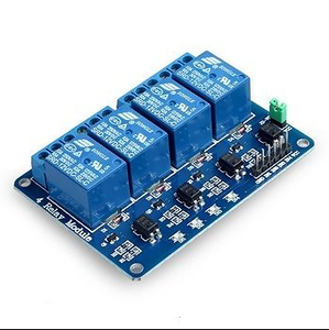 4-Kanal-isolierter 5-V-10-A-Relaismodul-Optokoppler für Arduino PIC AVR DSP ARM