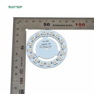OEM/ODM WS2811 eingebautes 16 rundes 5050 RGB Vollfarb-LED-Modul - Product Image 4