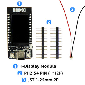 TTGO T-Display ESP32 scheda di sviluppo WiFi Bluetooth 1.14 pollici ST7789V IPS modulo Controller Wireless LCD per Arduino