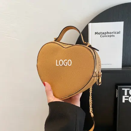 Hart Tas Beroemde Merk Vrouwen Crossbody Portemonnee En Handtassen Luxe Designer Lady Valentijnsdag Schouder Hartvormige Tassen