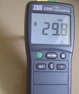 Imported TES-1319A <strong>Thermometer</strong> K Thermocouple <strong>Thermometer</strong> Contact <strong>Thermometer</strong> Manual <strong>Memory</strong> and Reading <strong>Function</strong> - Product Image 2
