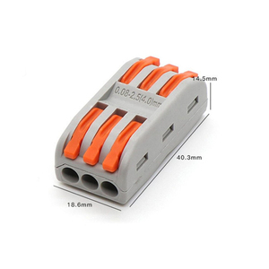 5针快速电线连接器通用紧凑型布线连接器推入导体端子块 - Product Image 4