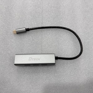DTECH DT-3326 4 in 1 4 port Hub tip-c erkek bilgisayar için çoklu USB 3.0 Hub - Product Image 5