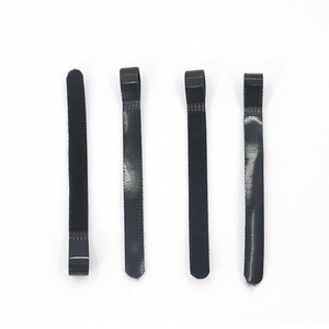 High Quality Nylon Data Cable Tie P-<strong>type</strong> Black Reverse Buckle Self-adhesive Adjustable <strong>Hook</strong> <strong>and</strong> <strong>Loop</strong> P Shape - Product Image 5