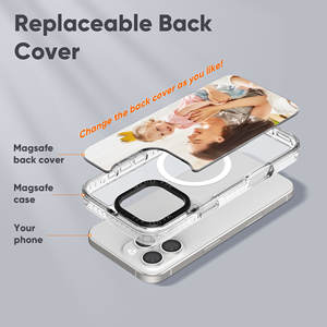 เคสโทรศัพท์ <span class=keywords><strong>TPU</strong></span> ระบบแม่เหล็กสำหรับรุ่นพลัสเคสมือถือ PC แข็งกันรอยนิ้วมือเปลี่ยนรูปแบบฝาหลัง - Product Image 4