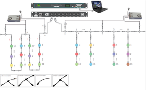 <strong>DMX</strong> Artnet Controller Crystal Magic RGB 3D Pixel Ball Curtain <strong>LED</strong> Ball <strong>String</strong> Light - Product Image 3