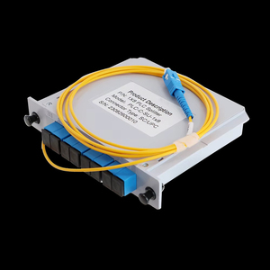 Cassette Card Inserting PLC <strong>Splitter</strong> <strong>1</strong>*<strong>8</strong> <strong>1</strong>:<strong>8</strong> <strong>1</strong> to <strong>8</strong> 1x8 SC/UPC Module Ports Fiber Optical PLC <strong>Splitter</strong> OEM with <strong>1</strong>.5m Pigtail - Product Image 3