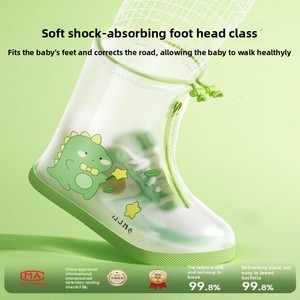 Giày đi mưa trẻ em chống thấm nước chống trơn trượt, bao chân chống mưa, giày đi mưa ống cao dày cho học sinh tiểu học - Product Image 5