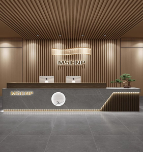 QT-27 rezeption scrivania nội thất văn phòng bàn bàn đặt oficina hiện đại quầy lễ tân quầy lễ tân Thẩm mỹ viện - Product Image 4