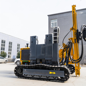 Hengwang Hot Sale <strong>Automated</strong> Pile Driving <strong>System</strong> for Solar Farm Pile Installation Solar Pile Driver Machine
