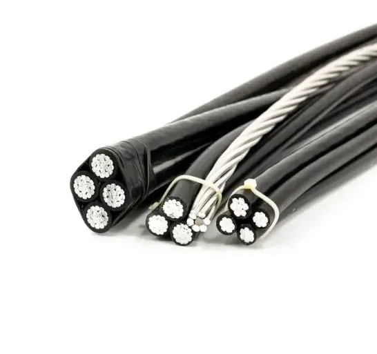 ABC 2 Core Low Volt 1kv PVC Insulated Africa Overhead Electric Transmission ABC Duplex Aerial Bundled Cable Suppliers