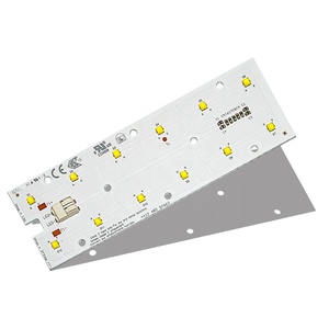 จัดหาโมดูลกลางแจ้ง PCB ZHAGA พร้อมเลนส์ออปติกส์ 2x6 SMD3535 160LM / W โมดูลแสง PCBA - Product Image 2