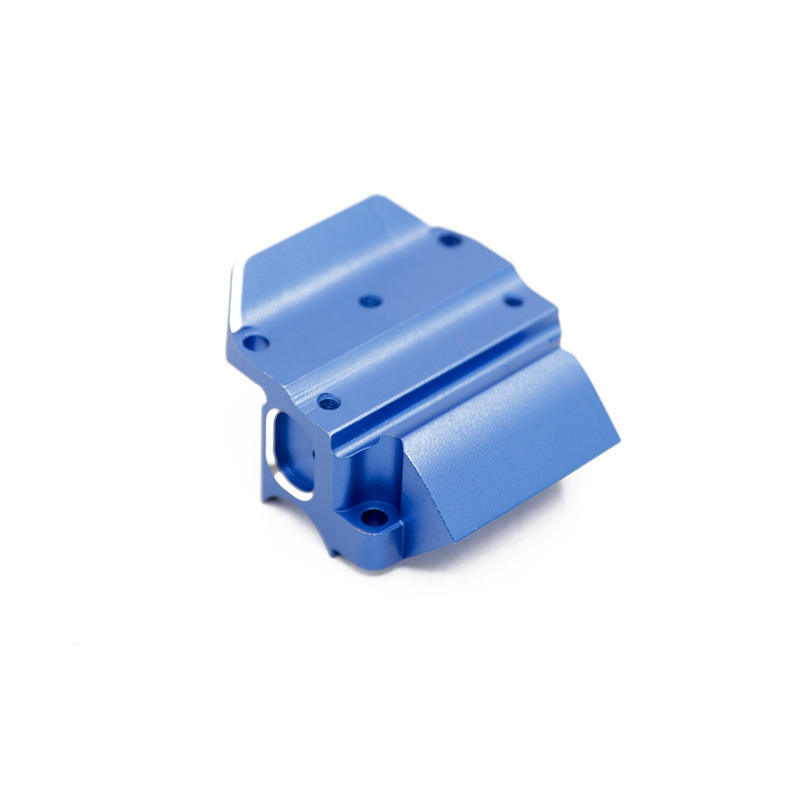 La cáscara de la caja de onda está cubierta de azul