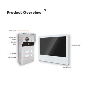 10.1 inch 1080p nhà thông minh Video Doorphone wifi cổng hệ thống intercom màu không thấm nước Máy ảnh hỗ trợ tuya app điều khiển từ xa - Product Image 3