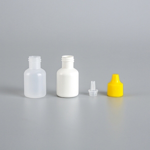 Sorfa LDPE滴管瓶塑料药眼滴管瓶，带彩色盖子精确尖端 - Product Image 3