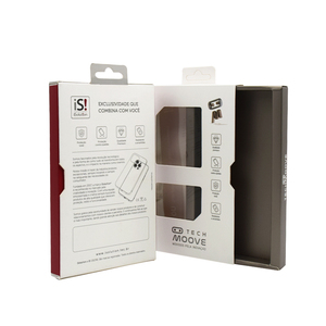 Özel baskılı temizle pencere telefon kılıfı ambalaj kutusu sünger astar ile cep telefonu telefon kılıfı için kabartmalı - Product Image 4