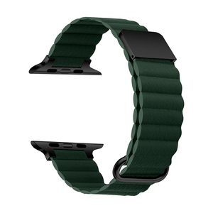 Pu deri Magnetig deri yeni tasarım Apple için saat kayışı kayış yüzük kayış bant izle Ultra 8 7 6 5 4 3 bantları - Product Image 3