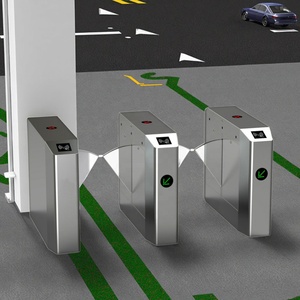Produttore Cartoon sicurezza HDPE Flap cancello tornello sistema di controllo di accesso con riconoscimento facciale e RFID per la barriera della metropolitana - Product Image 5