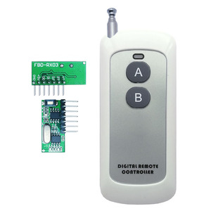 Mando a distancia inalámbrico ev1527, 2 botones, 1-4 botones, control remoto rf - Product Image 6