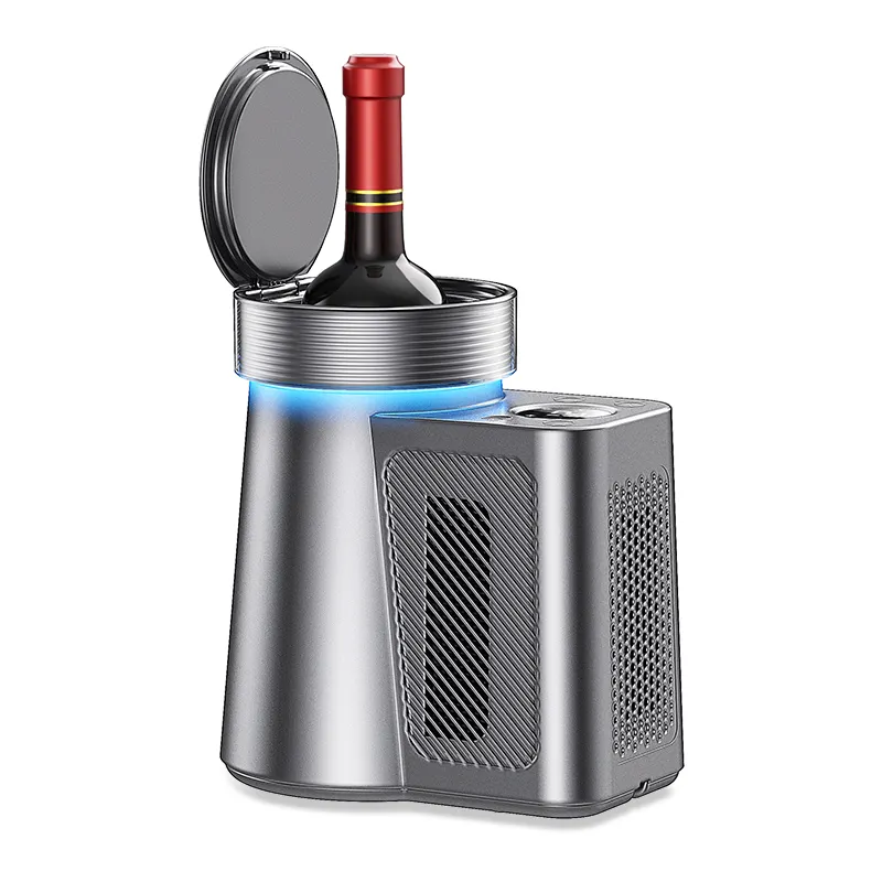 Smart Fast Wine Chiller Electrical Digital Display Cold Cup Home Desktop Cola Beer Cooling Cup Portable Wine Cooler