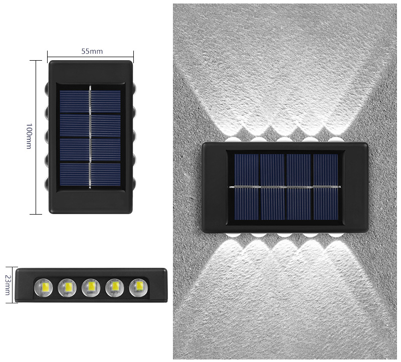 10 LED à lumière blanche (batterie nickel-hydrure)