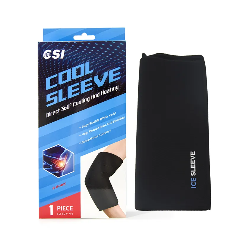 CSI Sports Recovery Gel Freeze Sleeve Genou Mollet Cheville Chaud Et Froid Compression Sleeve Ice Sleeve
