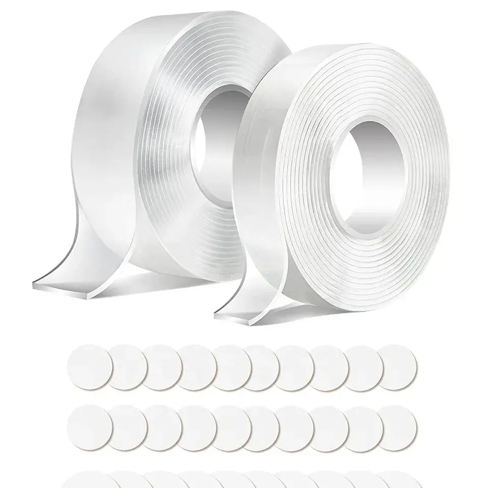 9.84FT/16.4FT Sided Transparent Wieder verwendbar Günstig Guter Preis Nano Double Sided Tape Heavy Duty