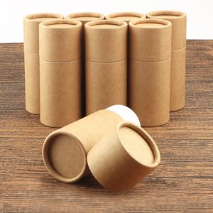 10Pcs 1 Oz/30Ml Kraft Bìa Ống Sinh Học Phân Hủy Rỗng Hộp Các Tông Nắp Tinh Dầu Đồ Trang Sức Trà Cà Phê Thủ Công Bao Bì - Product Image 2