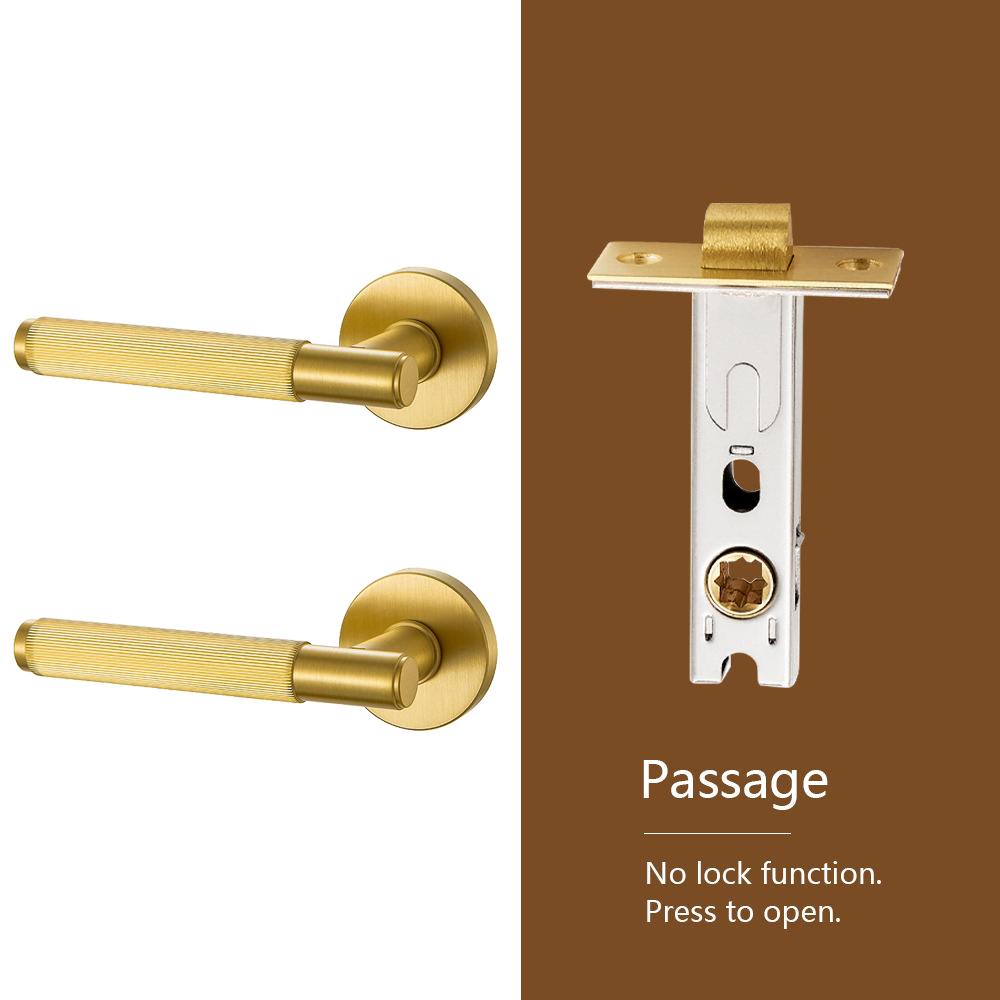 Ottone - Set di serrature di passaggio