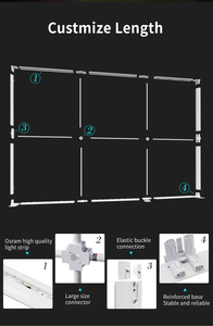 Custom SEG LED Light Box Display System SEG Extrusion Light Box Display Fabric Light Box with Silicone Edge SEG Graphics - Product Image 3